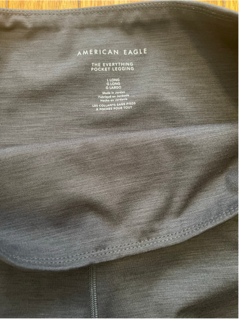 Women's American Eagle The Everything Pocket Leggings Black Size L ( Long) - Picture 5 of 6